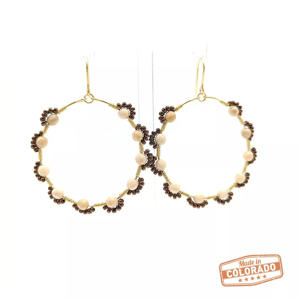 Daisy Flower Hoops