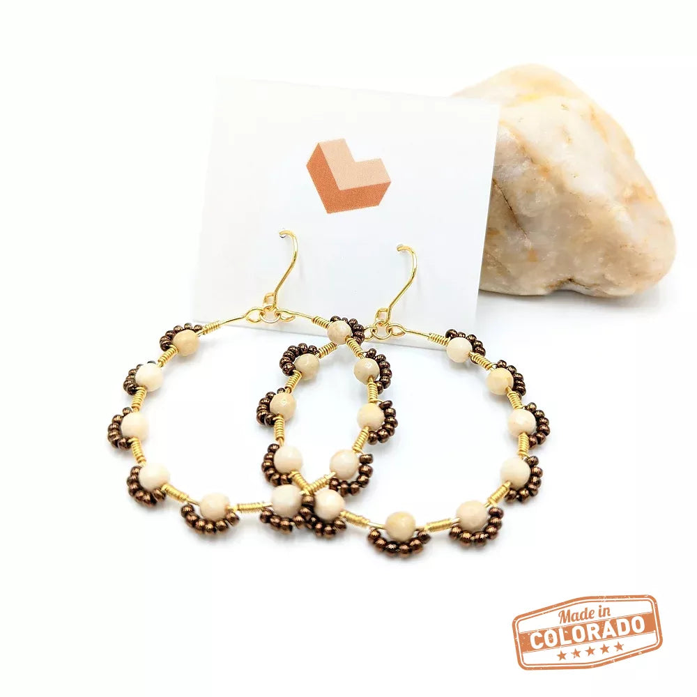Daisy Flower Hoops
