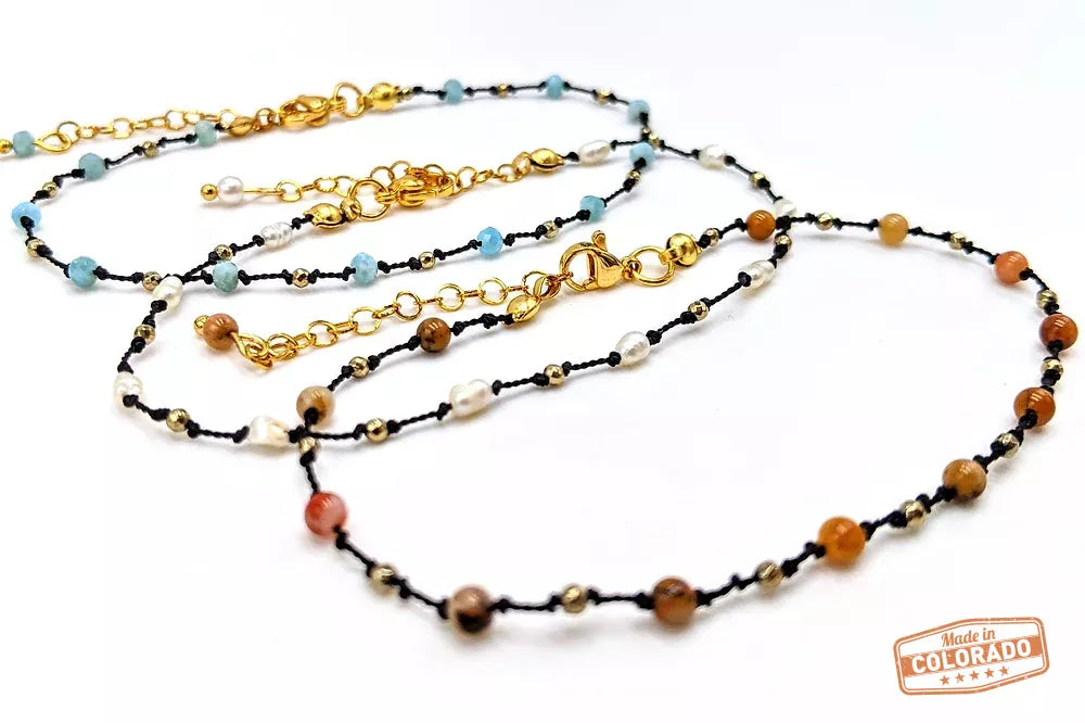 Knotted Gems Bracelet