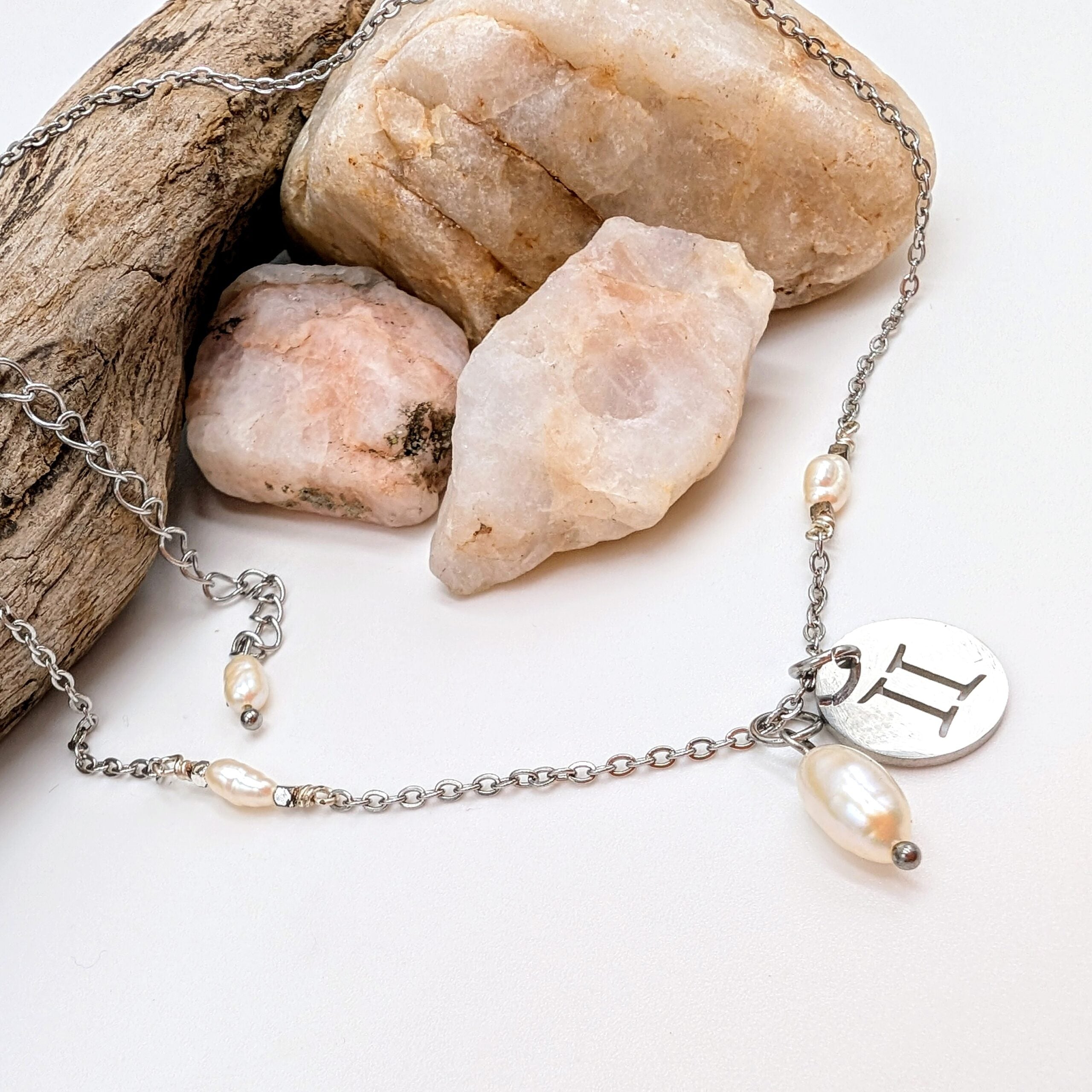 Zodiac Sign Necklace- Gemini May 21- Jun 20