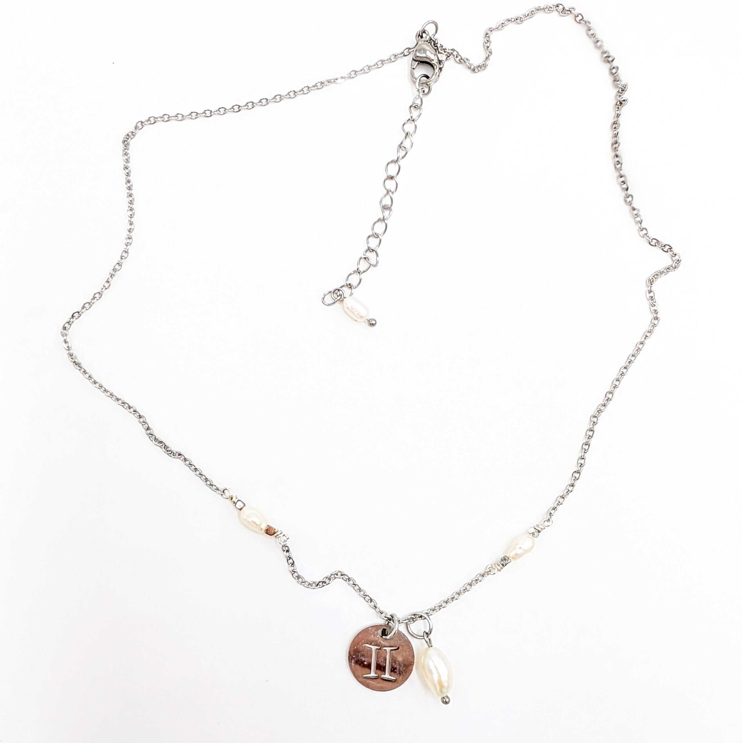 Zodiac Sign Necklace- Gemini May 21- Jun 20