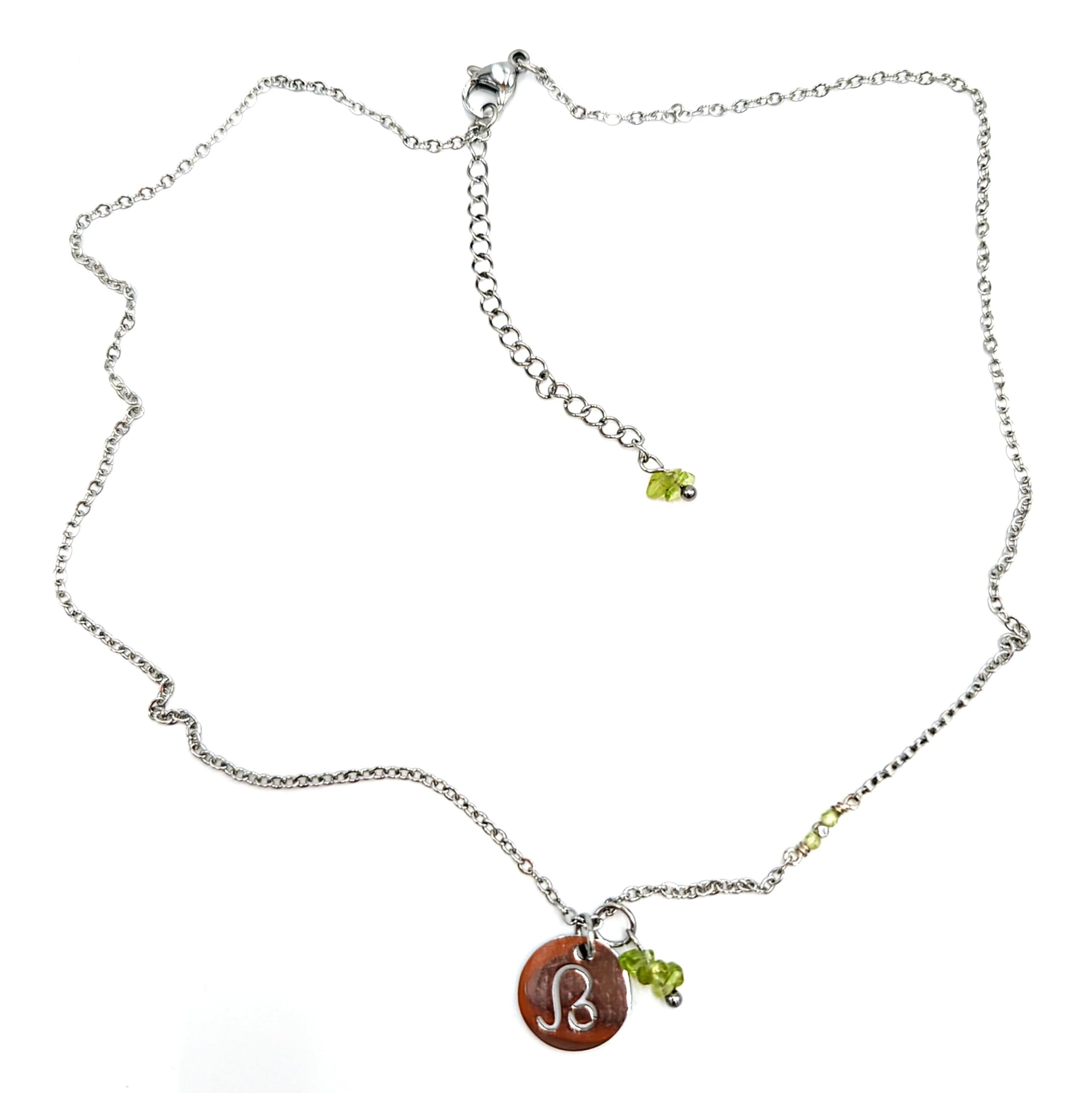 Zodiac Sign Necklace- Leo Jul 23- Aug 22