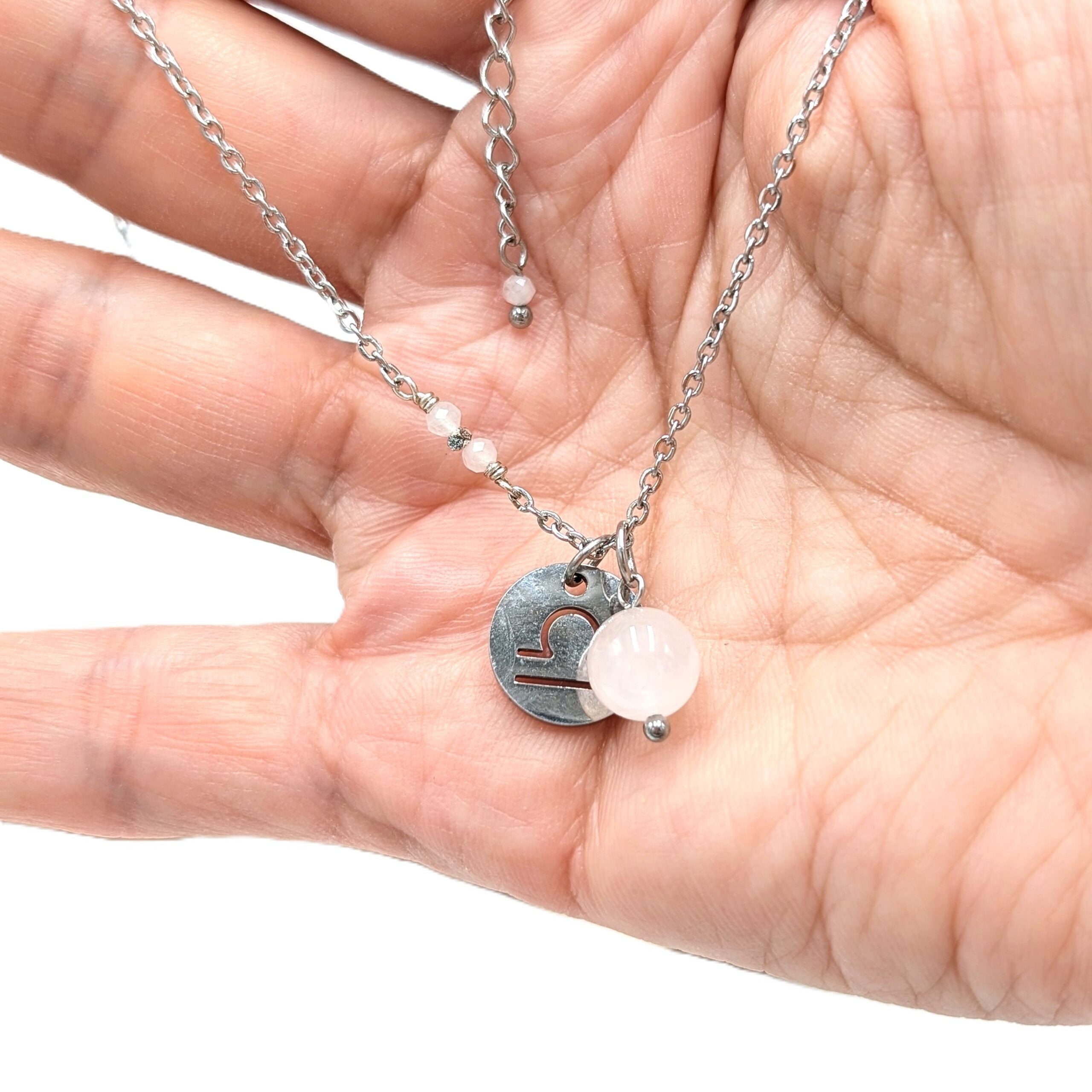Zodiac Sign Necklace- Libra Sep 23- Oct 22