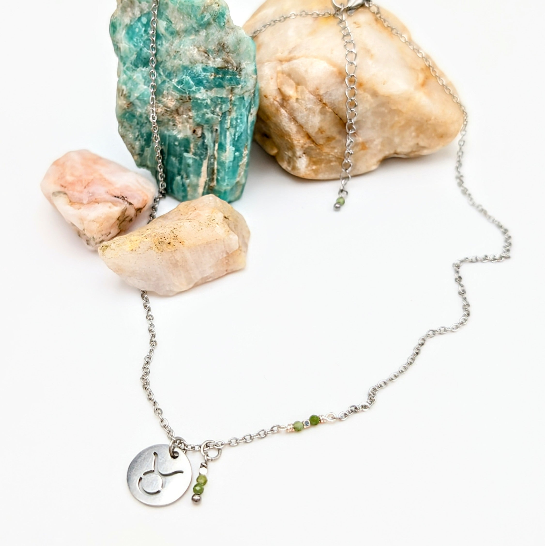 Zodiac Sign Necklace- Taurus Apr 20- May 20