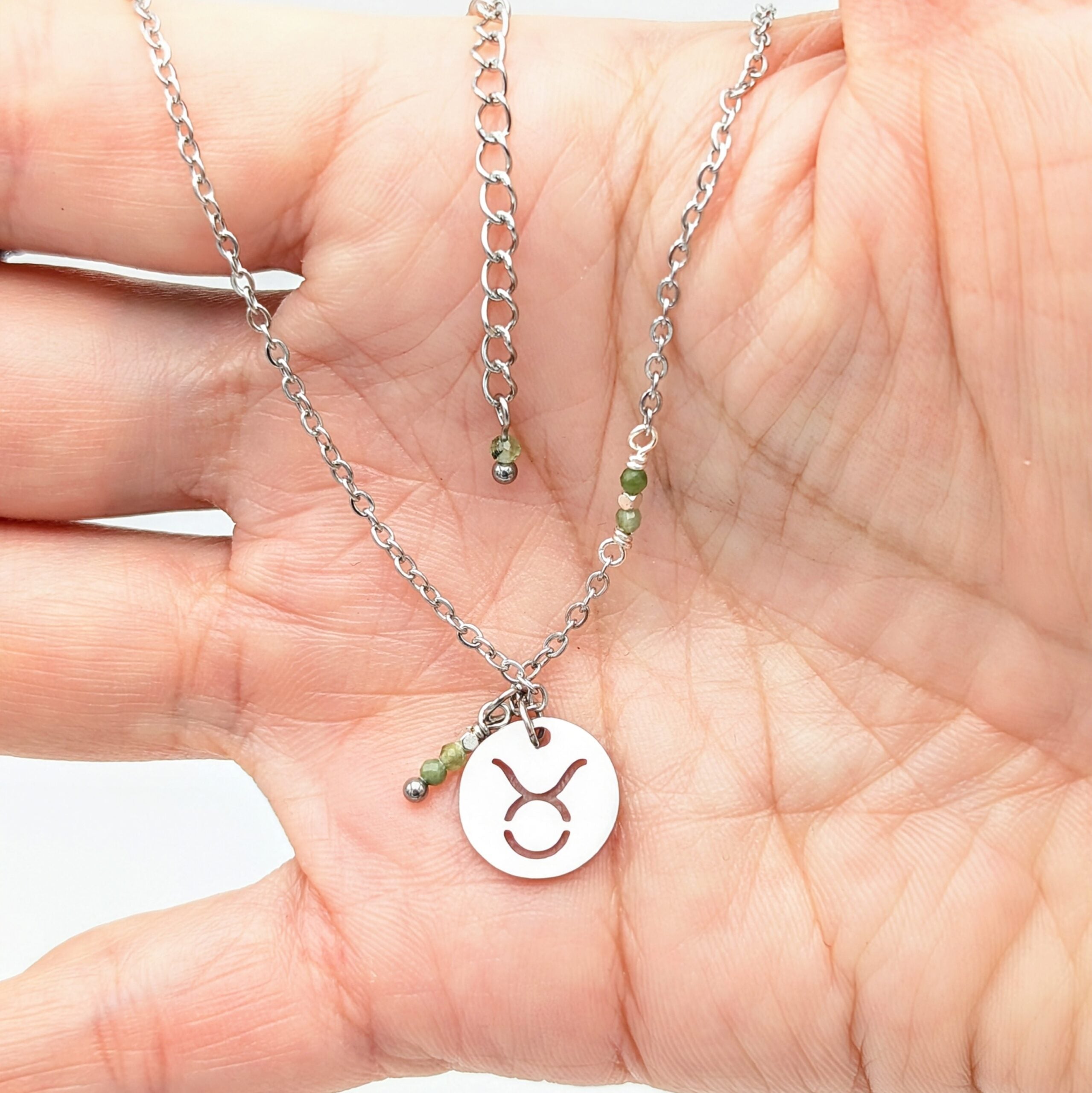 Zodiac Sign Necklace- Taurus Apr 20- May 20