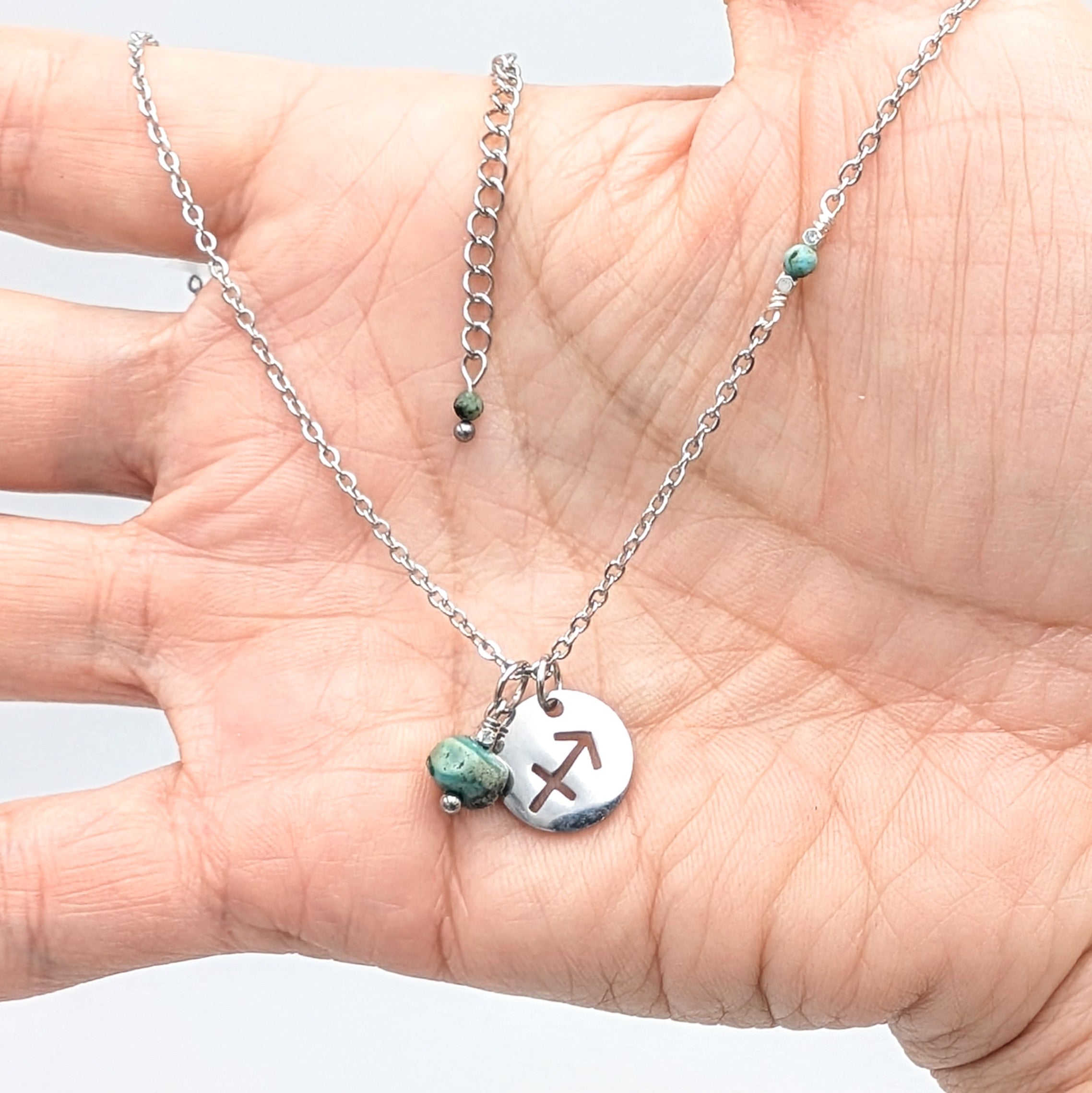 Zodiac Sign Necklace- Sagittarius Nov 22- Dec 21