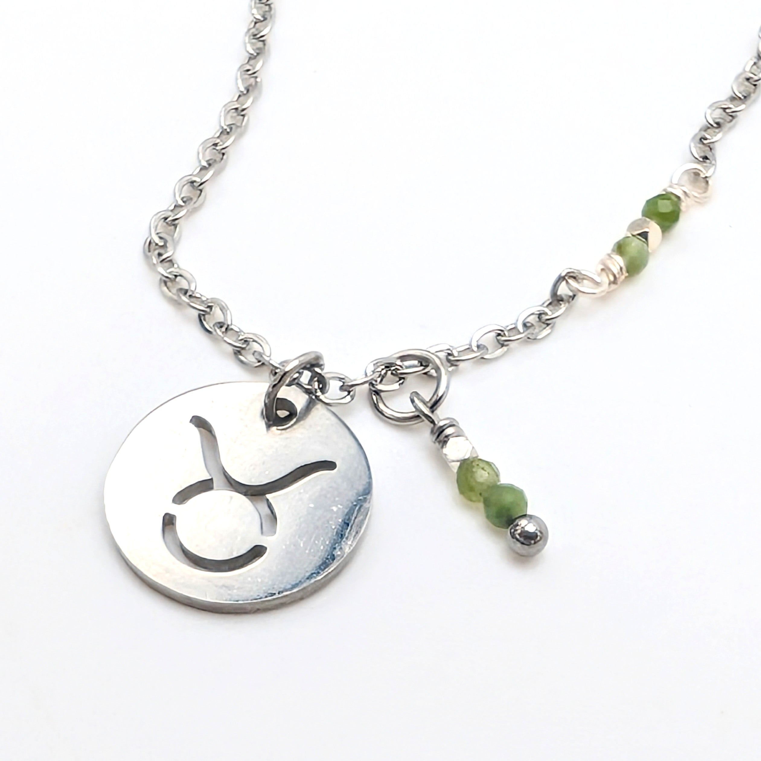 Zodiac Sign Necklace- Taurus Apr 20- May 20