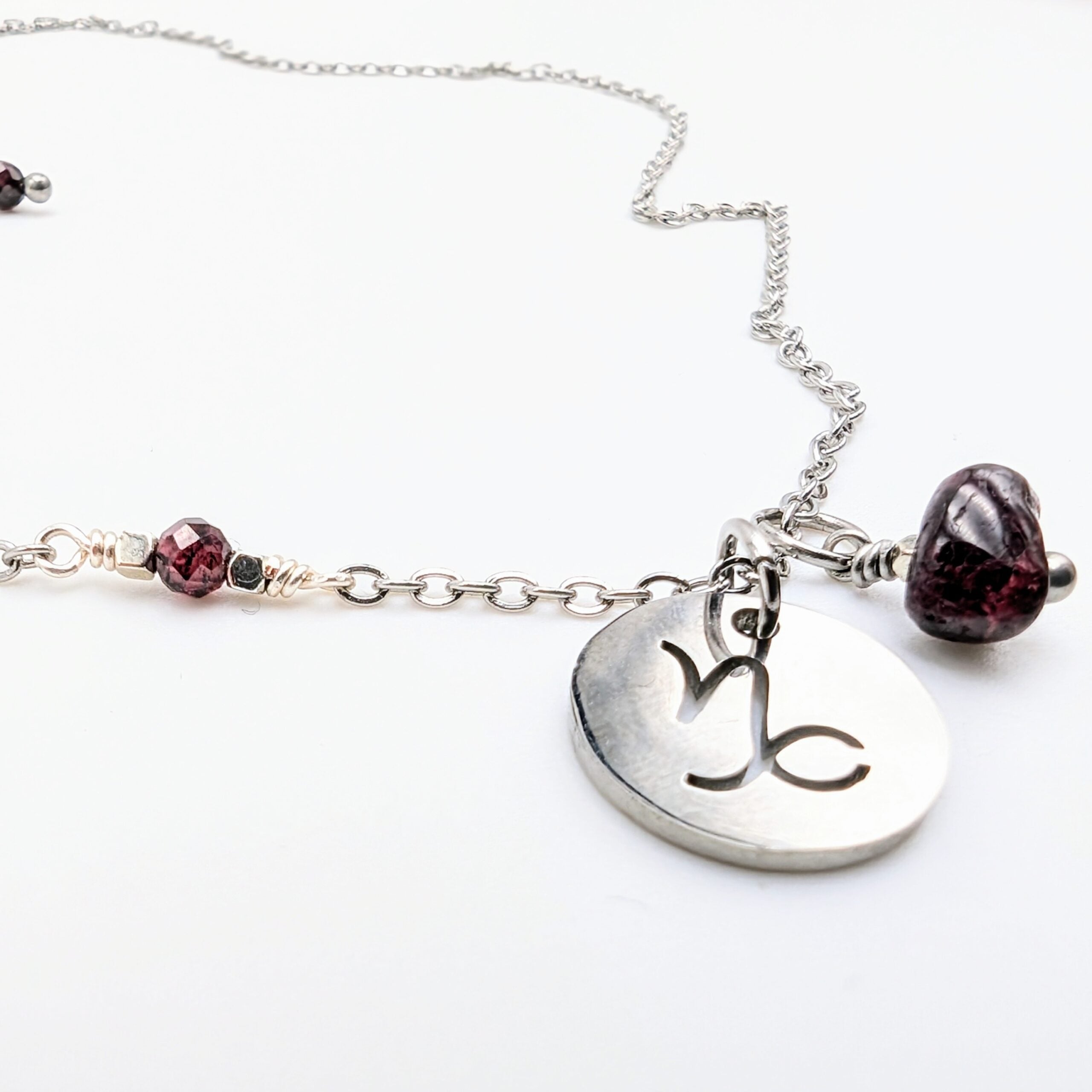 Zodiac Sign Necklace- Capricorn Dec 22- Jan 20