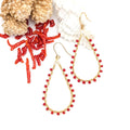Coral Drop Earrings