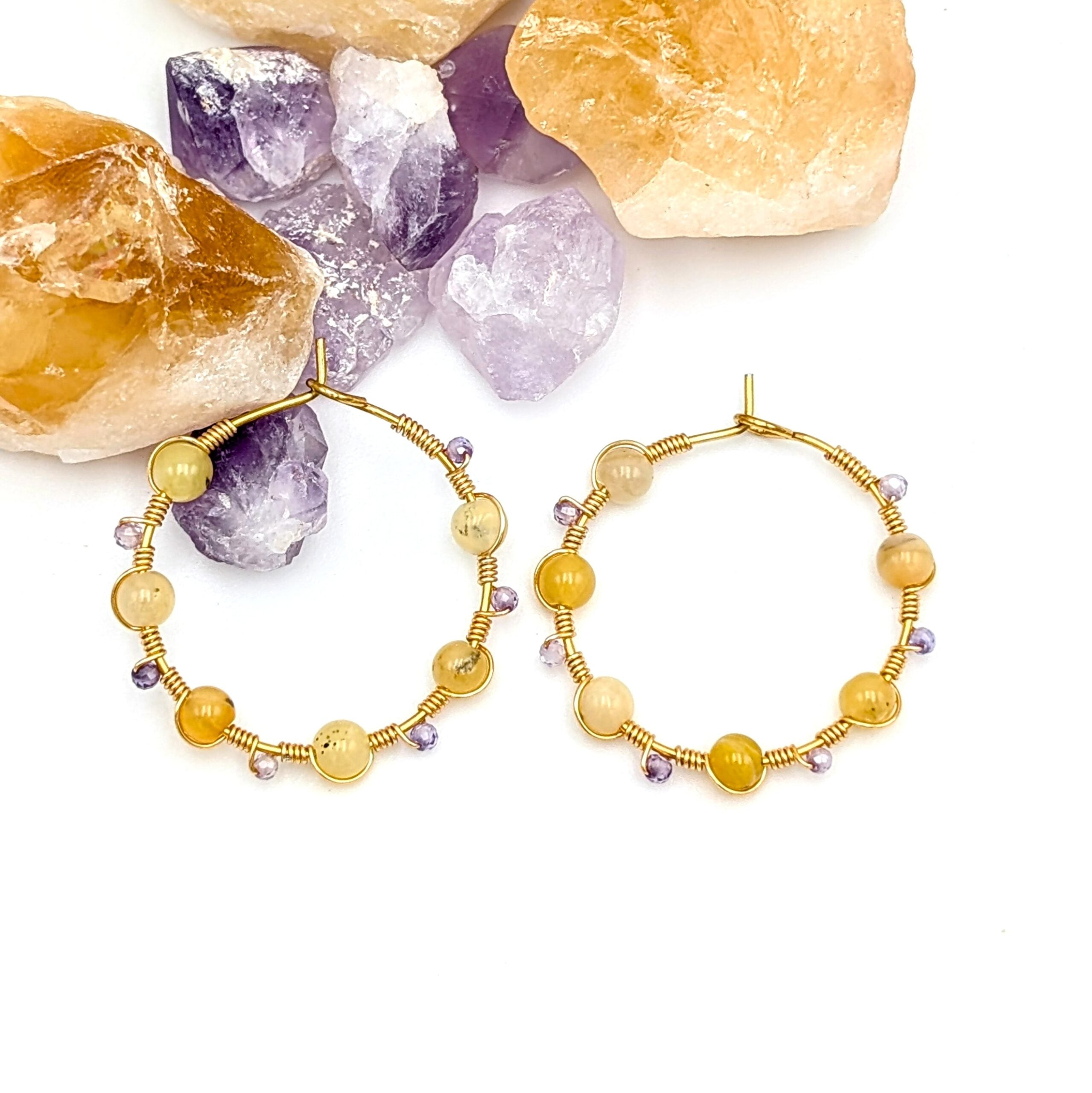 Wildflower Spirit Hoops