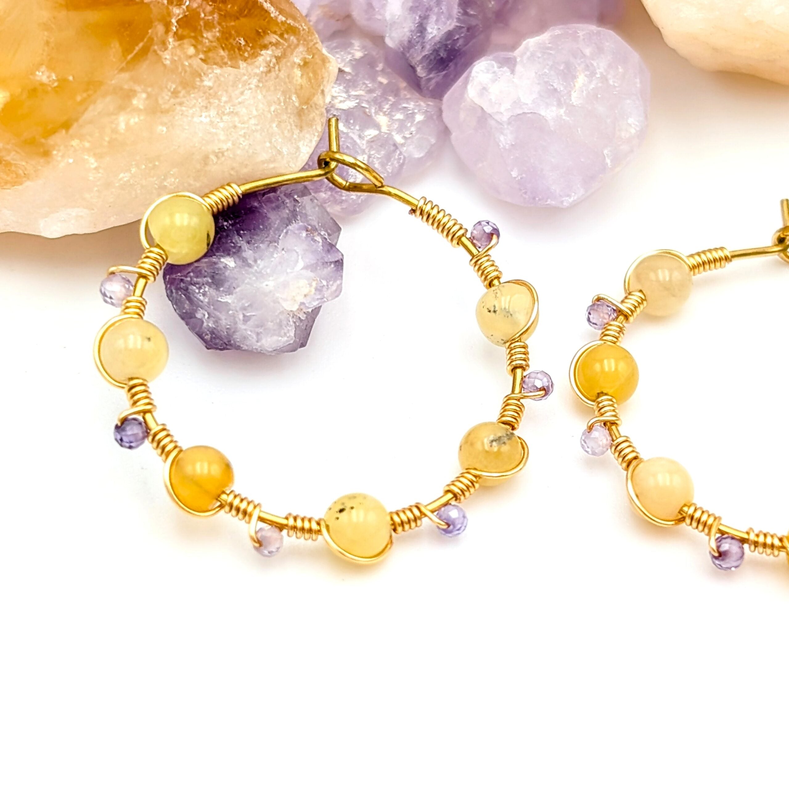 Wildflower Spirit Hoops