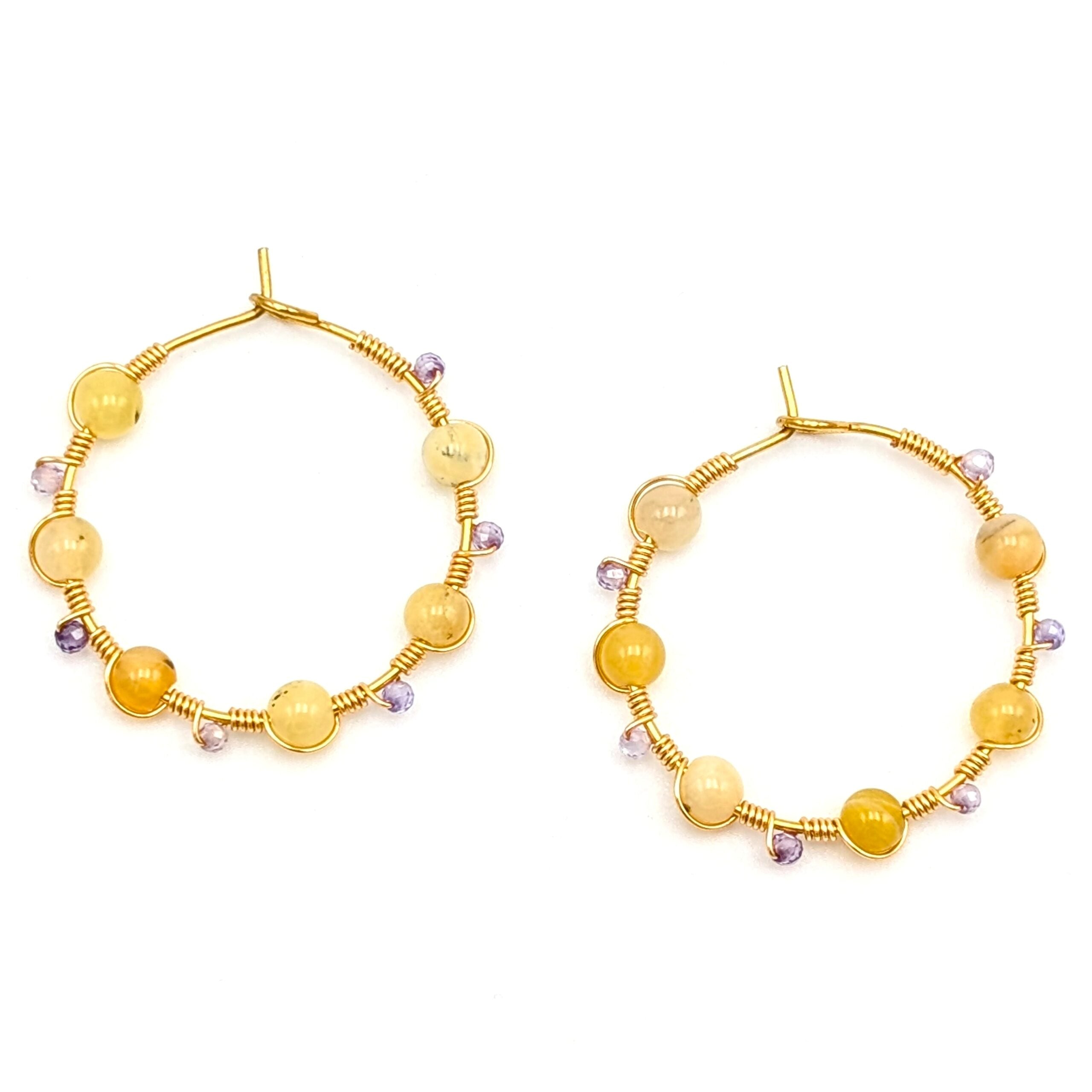 Wildflower Spirit Hoops