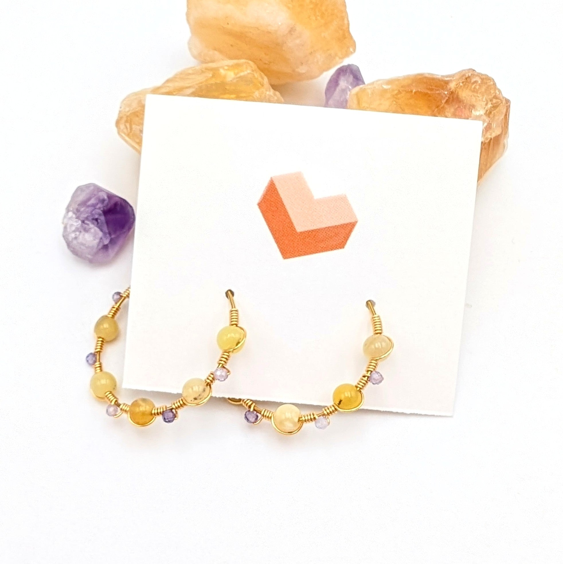 Wildflower Spirit Hoops