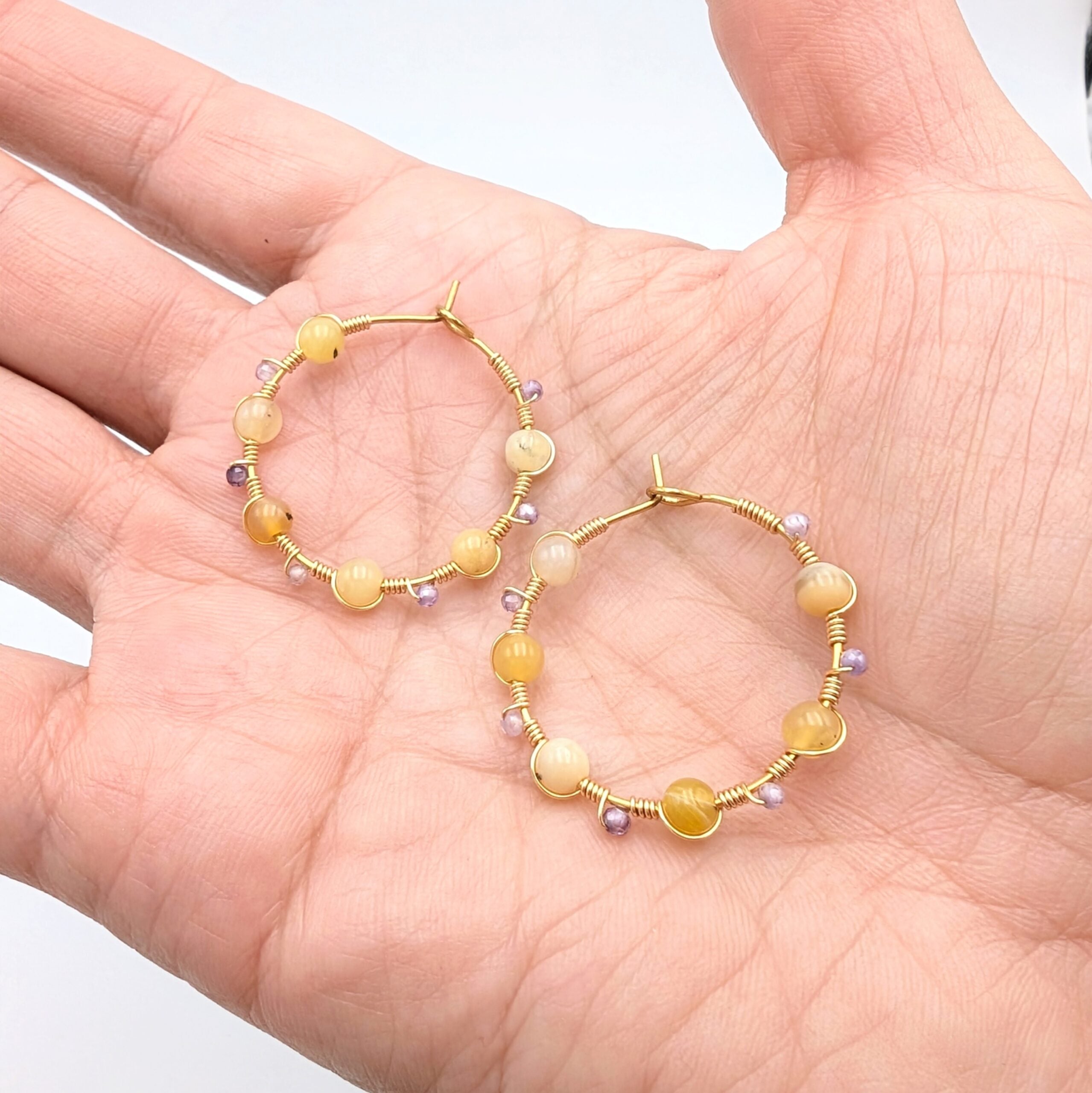 Wildflower Spirit Hoops