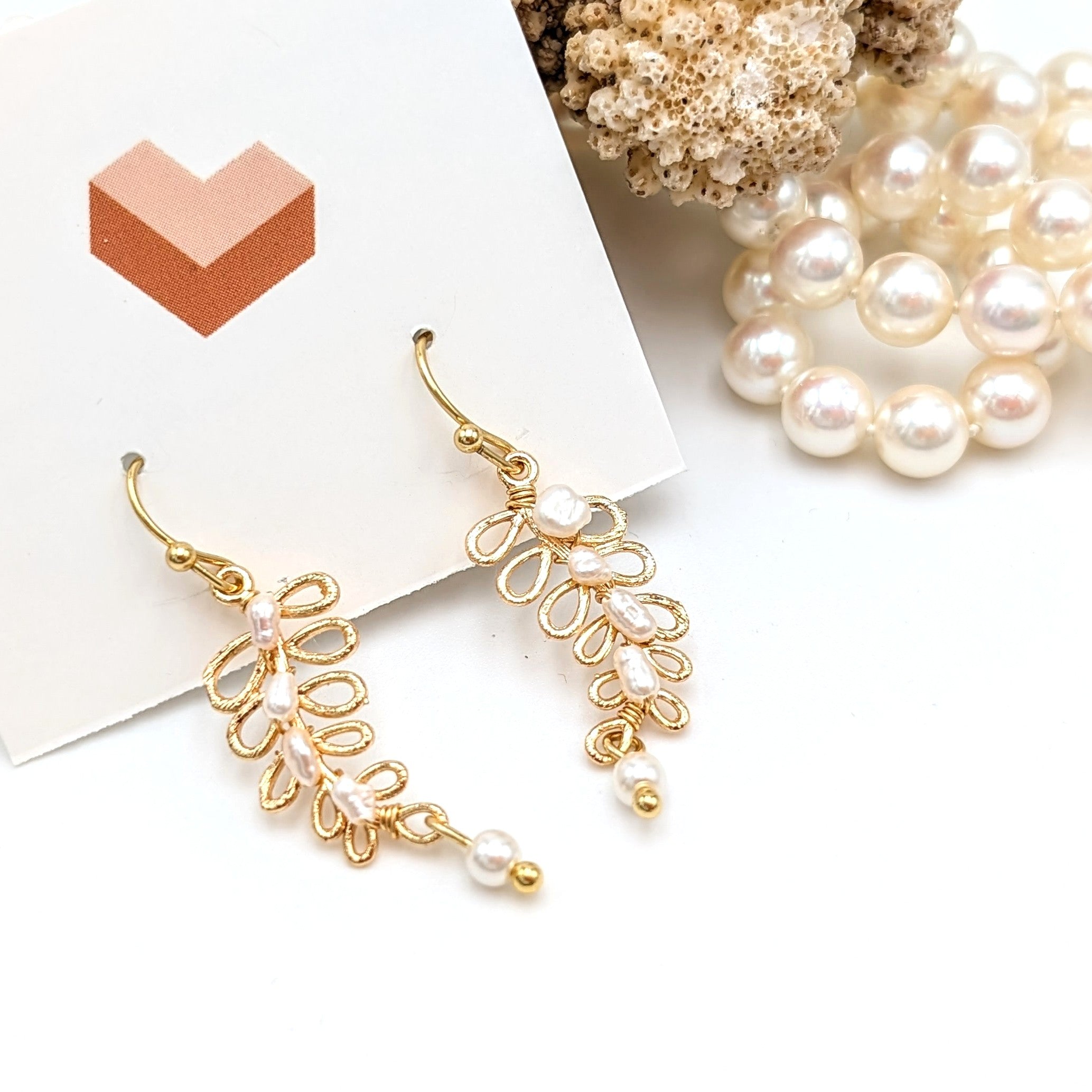 Morning Pearl Dew Drops Earrings