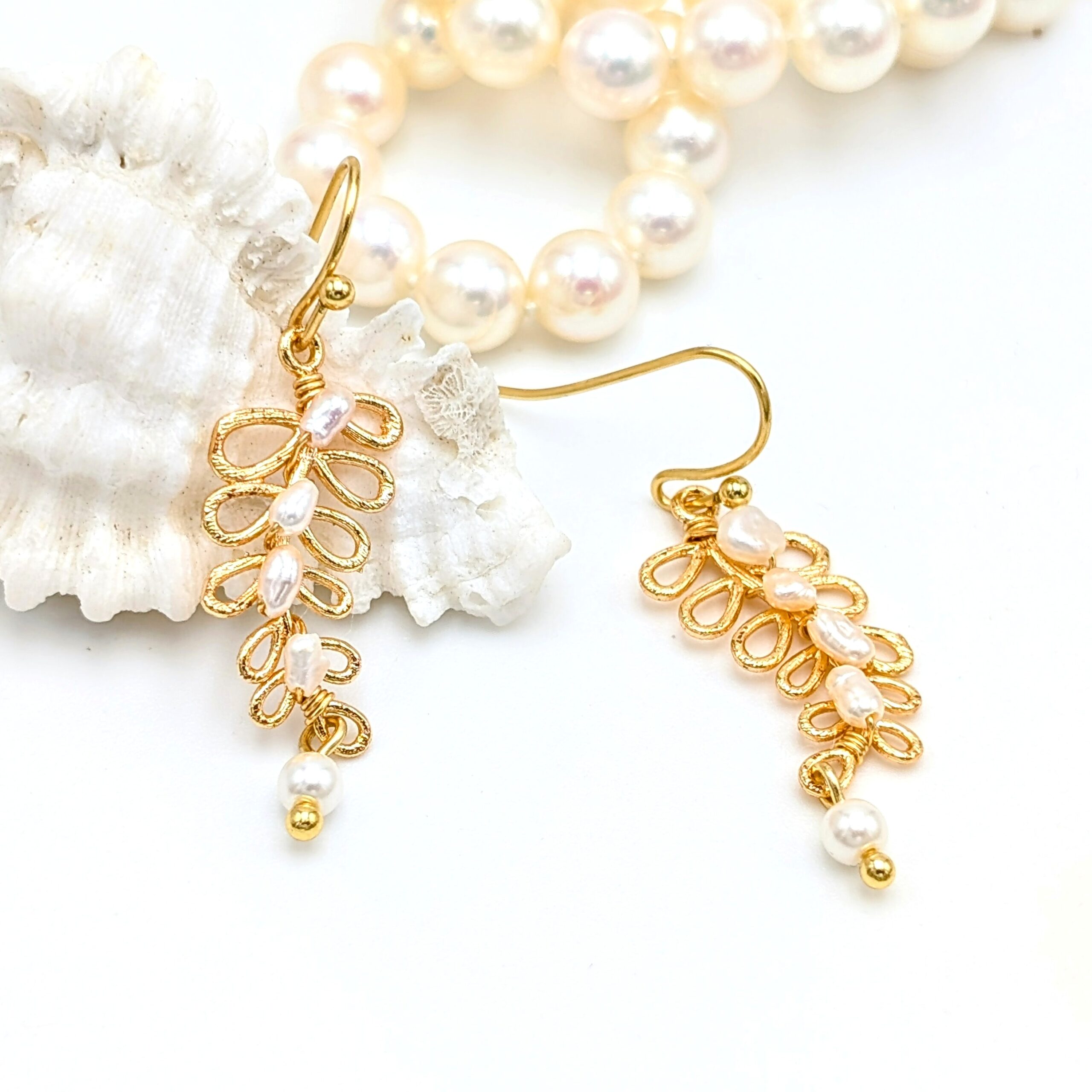 Morning Pearl Dew Drops Earrings